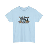 Growing A Tiny Human Tee — Light Blue