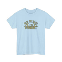 New Orleans Football Vintage Arch Tee — Light Blue