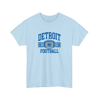 Detroit Football Est 1934 Tee — Light Blue