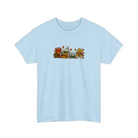 Cozy Autumn Book Club Tee — Light Blue