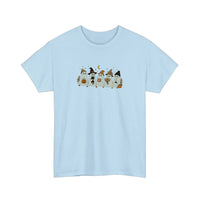 Cozy Autumn Ghost Squad Tee — Light Blue