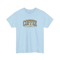 Coffee Weather Tee — Light Blue