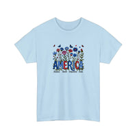 America Wildflowers Freedom Brave Tee — Light Blue