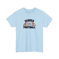 Denver Football Varsity Arch Tee — Light Blue