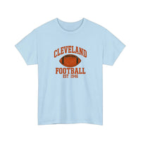 Cleveland Football Est 1946 Tee — Light Blue