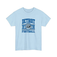 Detroit Football 1930 Tee — Light Blue
