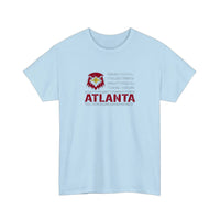 Atlanta Eagle Flag Tee — Light Blue
