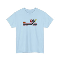 German Soccer Retro Badge Tee — Light Blue