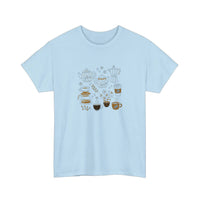 Cozy Coffee And Tea Collection Tee — Light Blue