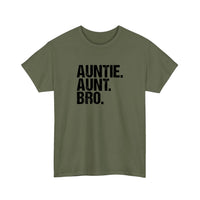 Auntie Aunt Bro Tee — Military Green