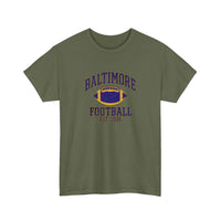 Baltimore Football Est 1996 Tee — Military Green