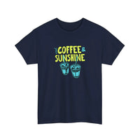 Iced Coffee And Sunshine Tee — Navy