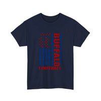 Buffalo Flag Football Tee — Navy