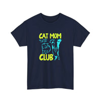 Cat Mom Club Tee — Navy