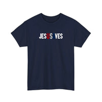 Jesus Saves USA Tee — Navy