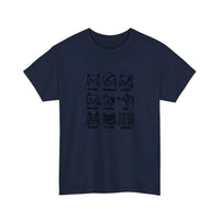 Cats In Art History Tee — Navy