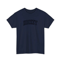 Hockey Varsity Arch Tee — Navy