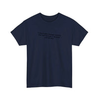 Credit For What I Don't Say Tee — Navy