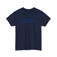 Fun Fact I Don't Care Tee — Navy