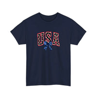 USA Varsity Star Bow Tee — Navy