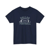 Dallas Football Vintage Arch Tee — Navy