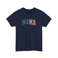 Stars And Stripes Mama Tee — Navy