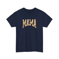 Mama Duck Collegiate Letters Tee — Navy