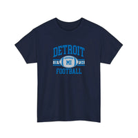 Detroit Football Est 1934 Tee — Navy