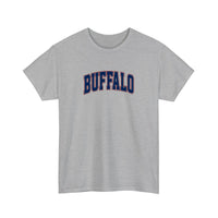 Buffalo Collegiate Arch Tee — Sport Grey