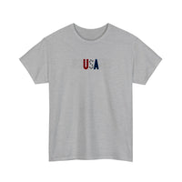 Jesus Saves USA Tee — Sport Grey