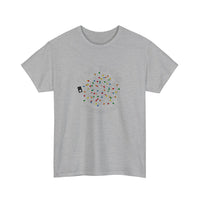 I'm Fine This Is Fine Christmas Lights Tee — Sport Grey