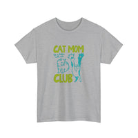 Cat Mom Club Tee — Sport Grey