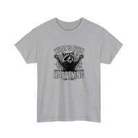 What Is Even Happening Raccoon Tee — Sport Grey