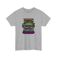 Everything I Know I Learned From 80s Cartoons Tee — Sport Grey