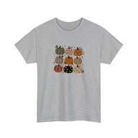 Patterned Pumpkin Patch Tee — Sport Grey