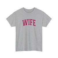 Wife Varsity Arch Tee — Sport Grey