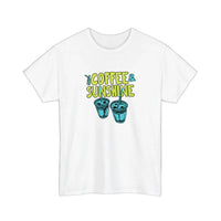 Iced Coffee And Sunshine Tee — White