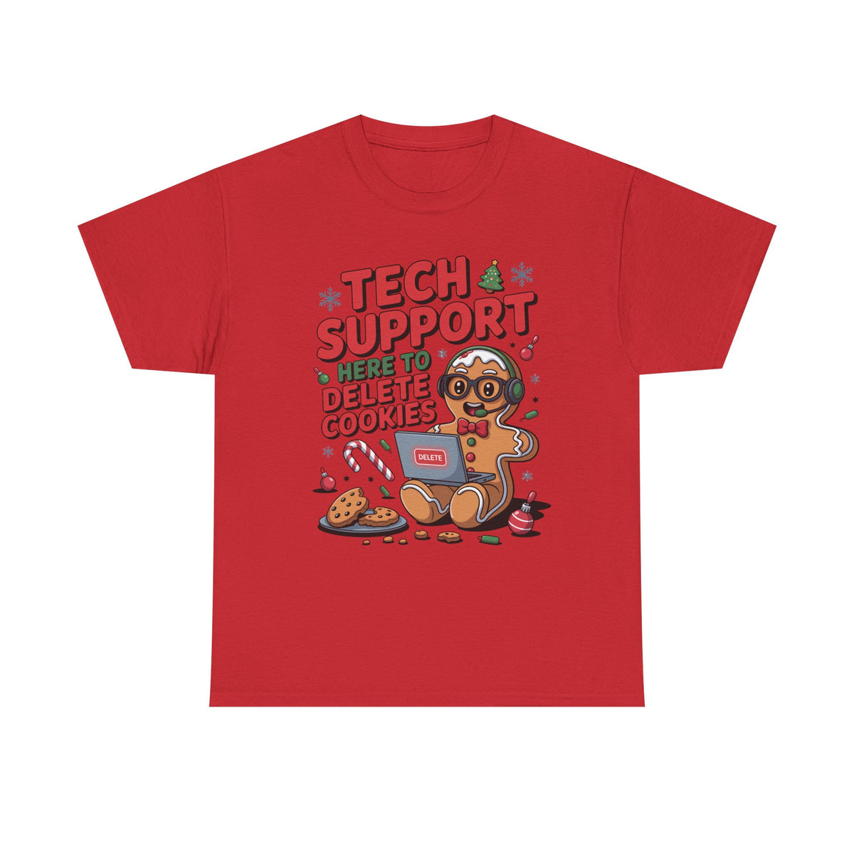 Gingerbread Tech Support Tee