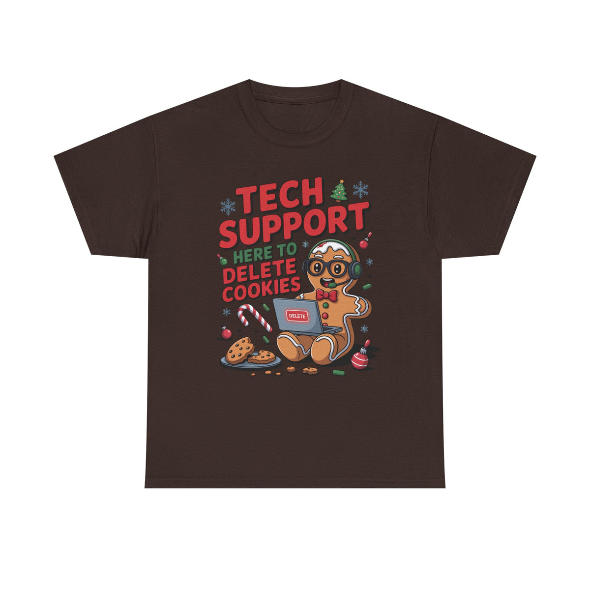 Gingerbread Tech Support Tee