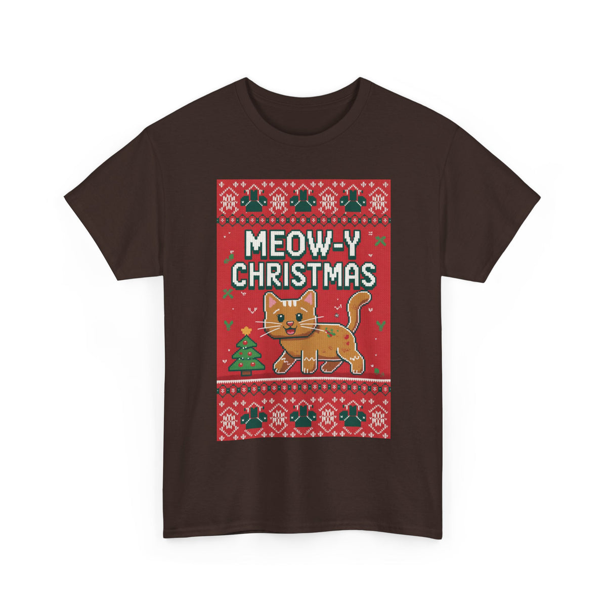 Meowy Christmas Cat Sweater