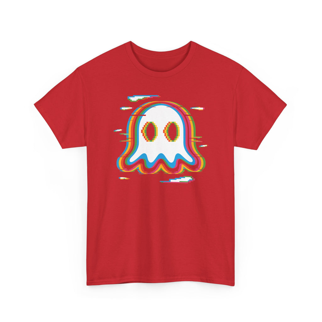 Glitch Rainbow Ghost Tee