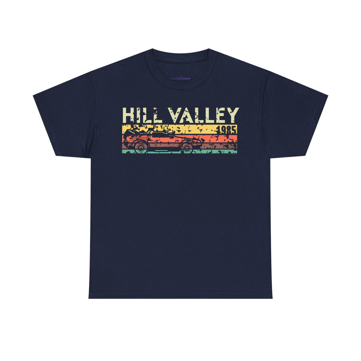 Back To The Future Hill Valley Delorean Premium T-Shirt