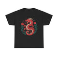 Crimson Dragon & Rose Tee