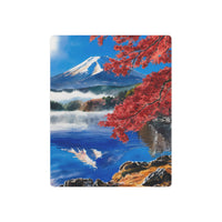 Autumn Reverie Over Fuji with Crimson Maples