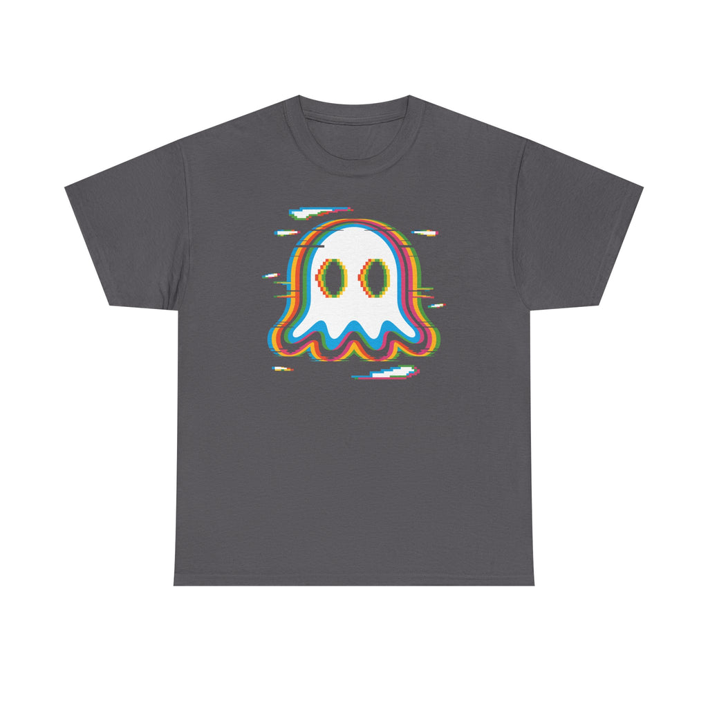 Glitch Rainbow Ghost Tee