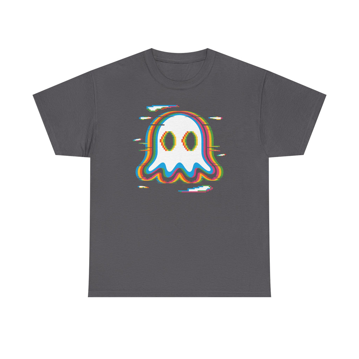Glitch Rainbow Ghost Tee