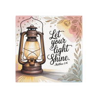 Let Your Light Shine Inspirational Lantern Wall Art