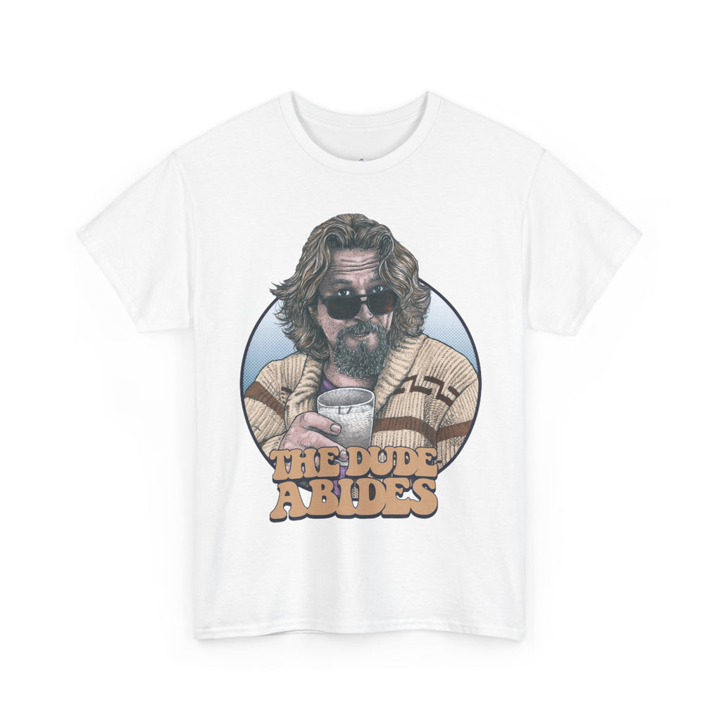 Big Lebowski Dude Abides Beverage B Premium T-Shirt