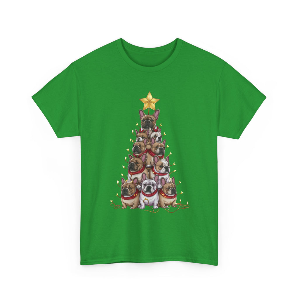 Frenchie Holiday Tree Tee