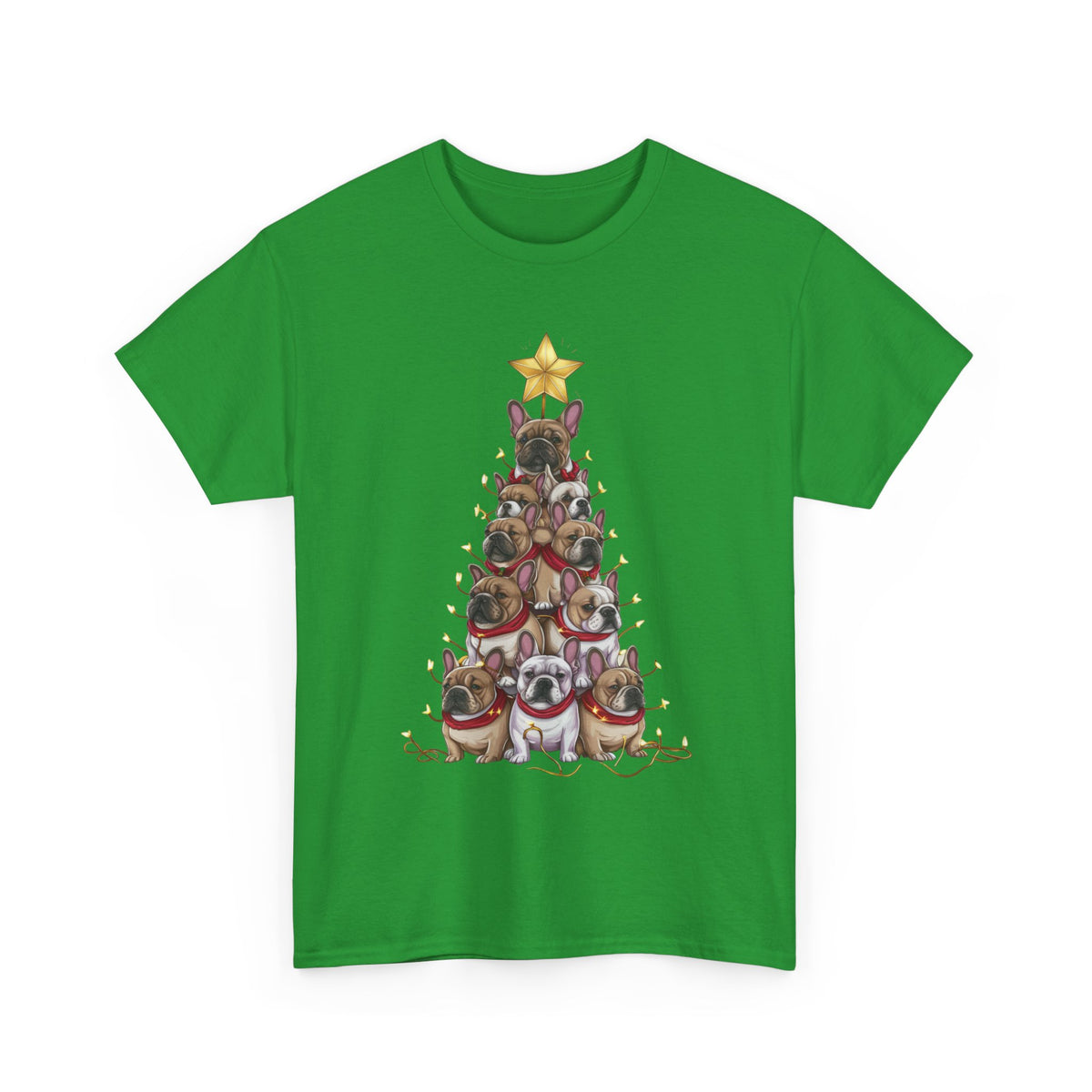 Frenchie Holiday Tree Tee